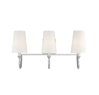 Cameron 3-Light Bathroom Vanity Light in Polished Nickel (128|8-2542-3-109)