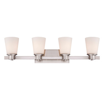 Fontaine 4-light Bathroom Vanity Light In Satin Nickel (128|8-1080-4-SN)