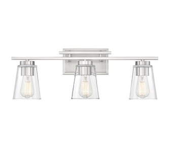 Calhoun 3-Light Bathroom Vanity Light in Satin Nickel (128|8-1020-3-SN)