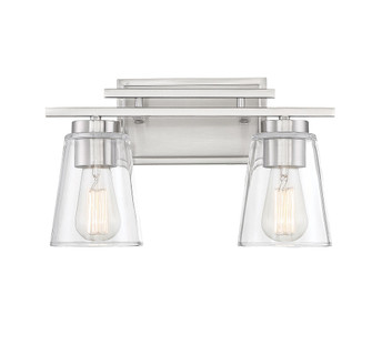 Calhoun 2-Light Bathroom Vanity Light in Satin Nickel (128|8-1020-2-SN)