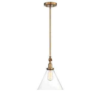 Drake 1-Light Pendant in Warm Brass (128|7-9132-1-322)