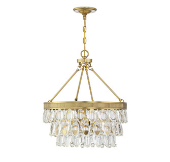 Windham 4-Light Pendant in Warm Brass (128|7-8700-4-322)