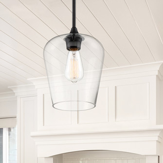 Octave 1-Light Pendant in Black (128|7-4036-1-BK)