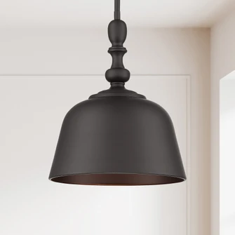 Berg 1-Light Pendant in Matte Black (128|7-3751-1-89)