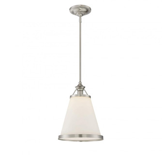 Ashmont 1-Light Pendant in Satin Nickel (128|7-130-1-SN)