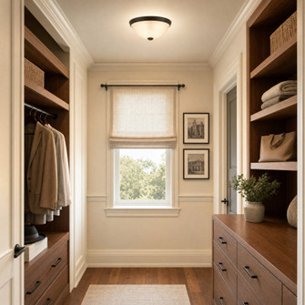 2-Light Ceiling Light in Matte Black (128|6-780-11-BK)