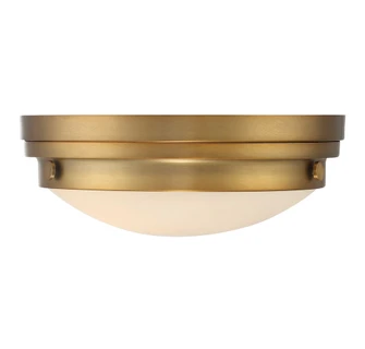 Lucerne 2-Light Ceiling Light in Warm Brass (128|6-3350-14-322)