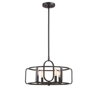 Santina 4-Light Convertible Semi-Flush or Pendant in English Bronze (128|6-1182-4-13)