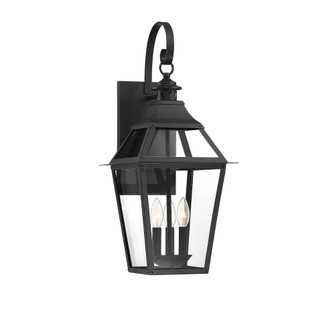 Jackson 3-Light Outdoor Wall Lantern in Matte Black with Gold Highlights (128|5-722-153)