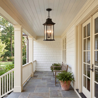 Hancock 3-Light Outdoor Hanging Lantern in Matte Black (128|5-453-BK)