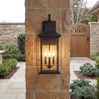 Hancock 3-Light Outdoor Wall Lantern in Matte Black (128|5-452-BK)