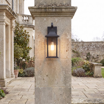 Hancock 1-Light Outdoor Wall Lantern in Matte Black (128|5-450-BK)