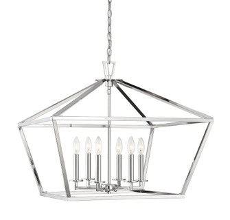 Townsend 6-Light Pendant in Polished Nickel (128|3-325-6-109)