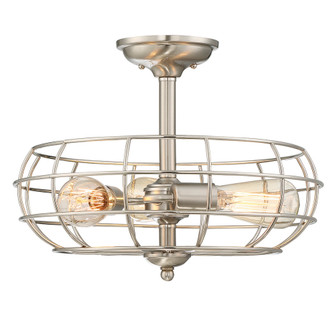 Scout 3-light Ceiling Light In Satin Nickel (128|1-8075-3-SN)