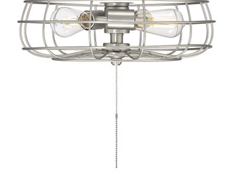 3-Light Fan Light Kit in Satin Nickel (128|FLG-104-SN)