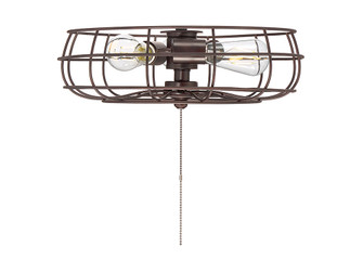 3-Light Fan Light Kit in English Bronze (128|FLG-104-13)