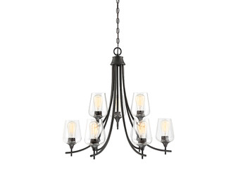 Octave 9-light Chandelier In English Bronze (128|1-4033-9-13)