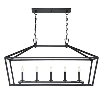 Townsend 5-Light Linear Chandelier in Classic Bronze (128|1-324-5-44)