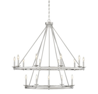 Middleton 15-Light Chandelier in Satin Nickel (128|1-312-15-SN)