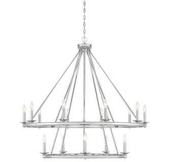 Middleton 15-Light Chandelier in Polished Nickel (128|1-312-15-109)