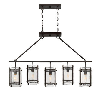 Glenwood 5-Light Linear Chandelier in English Bronze (128|1-3043-5-13)