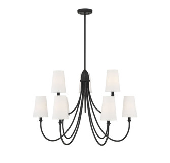 Cameron 9-Light Chandelier in Matte Black (128|1-2541-9-89)