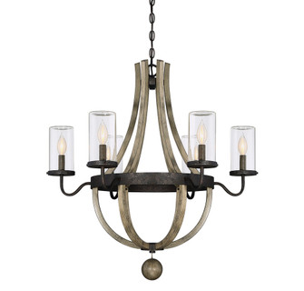 Eden 6-Light Outdoor Chandelier in Weathervane (128|1-2100-6-70)