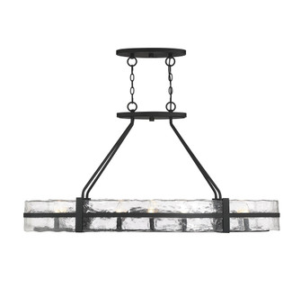 Hudson 10-Light Oval Chandelier in Matte Black (128|1-1852-10-89)