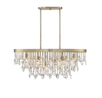 Livorno 8-Light Oval Chandelier in Noble Brass (128|1-1847-8-127)