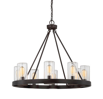 Inman 8-Light Outdoor Chandelier in English Bronze (128|1-1130-8-13)