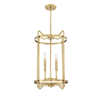 Kent 4-Light Pendant in Warm Brass (128|3-4901-4-322)