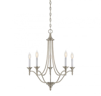 Herndon 5-Light Chandelier in Satin Nickel (128|1-1008-5-SN)