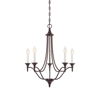 Herndon 5-Light Chandelier in English Bronze (128|1-1008-5-13)