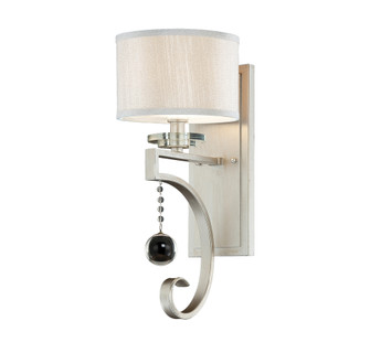 Rosendal 1-Light Wall Sconce in Silver Sparkle (128|9-256-1-307)