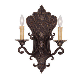 Southerby 2-Light Wall Sconce in Florencian Bronze (128|9-0159-2-76)