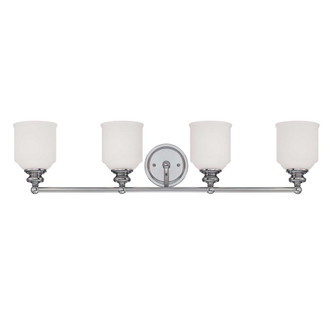 Melrose 4-Light Bathroom Vanity Light in Polished Chrome (128|8-6836-4-11)