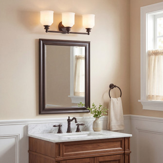 Melrose 3-Light Bathroom Vanity Light in English Bronze (128|8-6836-3-13)