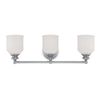Melrose 3-Light Bathroom Vanity Light in Polished Chrome (128|8-6836-3-11)