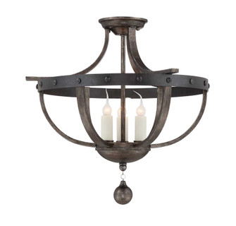 Alsace 3-Light Ceiling Light in Reclaimed Wood (128|6-9540-3-196)