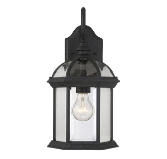 Kensington 1-Light Outdoor Wall Lantern in Textured Black (128|5-0633-BK)