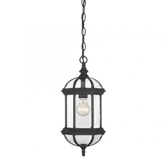 Kensington 1-Light Outdoor Hanging Lantern in Textured Black (128|5-0631-BK)