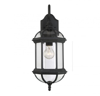 Kensington 1-Light Outdoor Wall Lantern in Textured Black (128|5-0630-BK)
