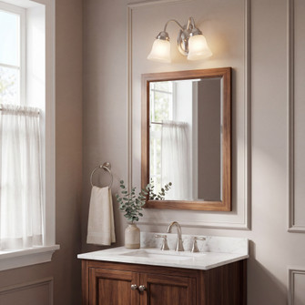 Brighton 2-Light Bathroom Vanity Light in Satin Nickel (128|8-3280-2-SN)