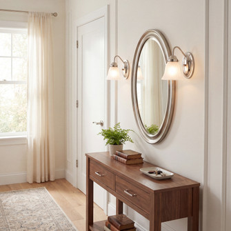 Brighton 1-Light Wall Sconce in Satin Nickel (128|8-3280-1-SN)