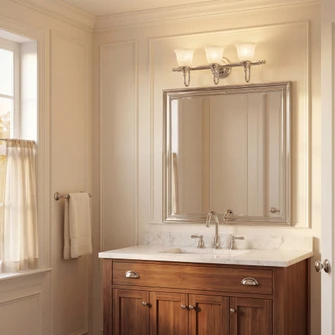 Brunswick 3-Light Bathroom Vanity Light in Chrome (128|8-1062-3-CH)