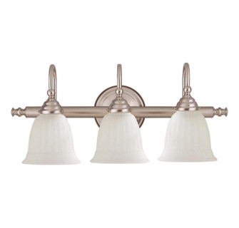 Brunswick 3-Light Bathroom Vanity Light in Satin Nickel (128|8-1062-3-SN)