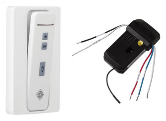 Hand-held remote control transmitter/receiver, with holster. Fan speed and downlight control. (6|MCRC1)