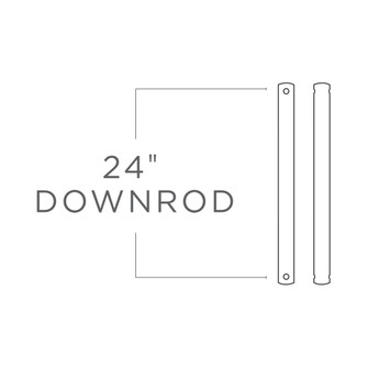 24'' Downrod in Oil Rubbed Bronze (6|DR24OZ)
