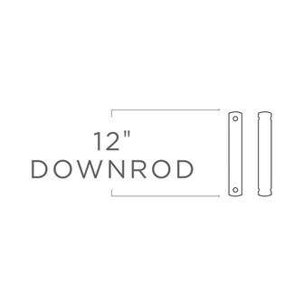 12'' Downrod in Tuscan Bronze (6|DR12TB)