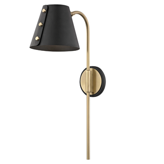 Meta Plug-In Sconce (6939|HL174201-AGB/BK)